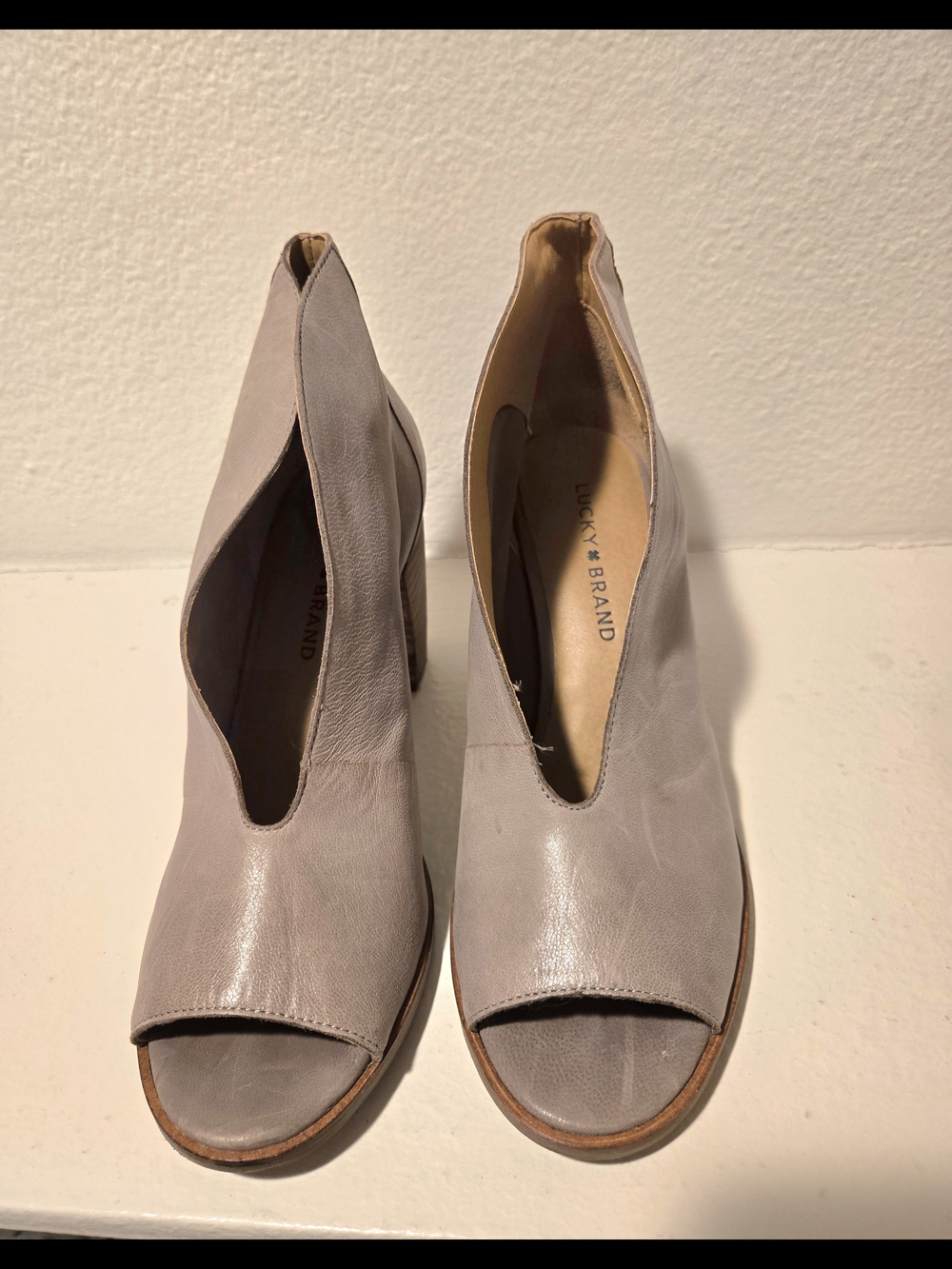 Lucky Brand Joal Titanium Open Toe Bootie - Picture 3 of 5
